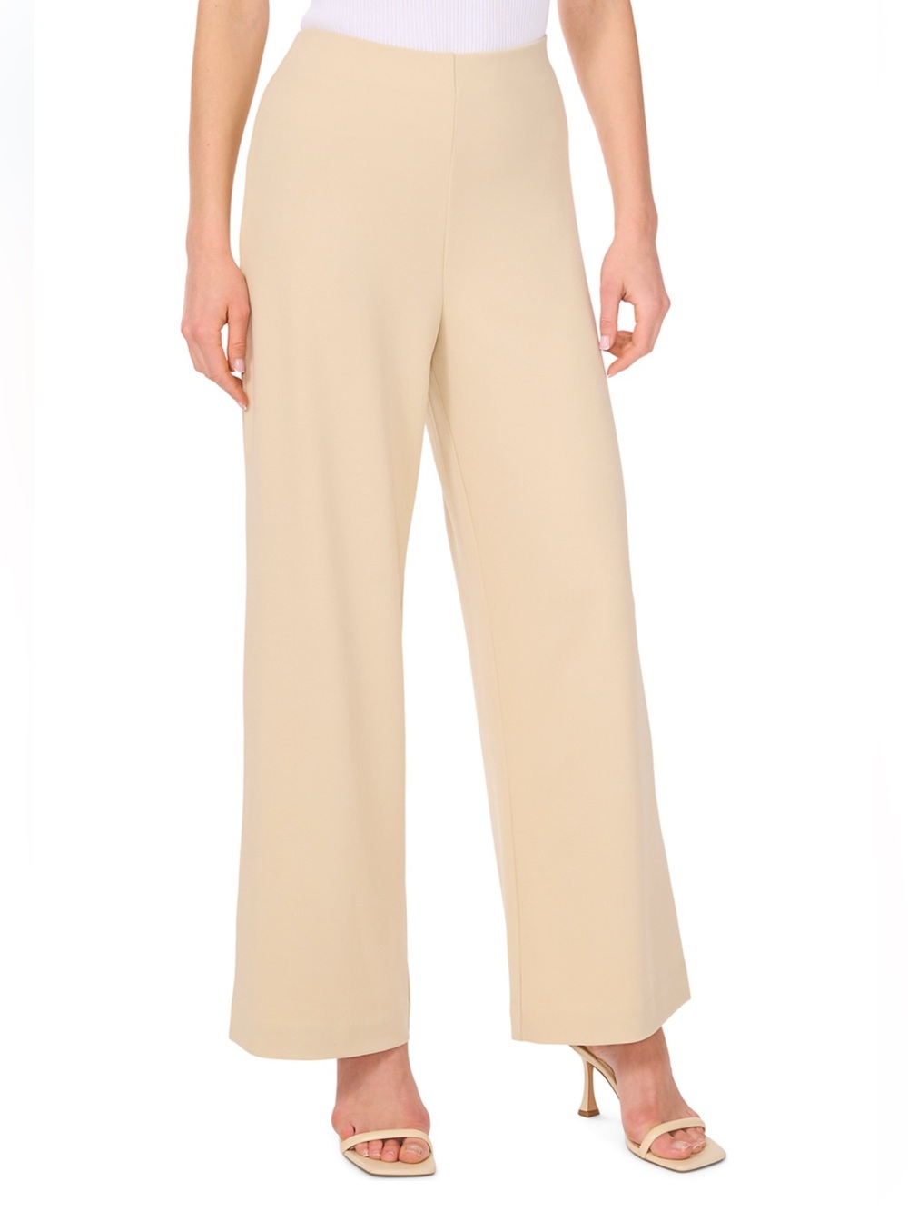 Vince Camuto Women's Wide Leg Pants in Beige